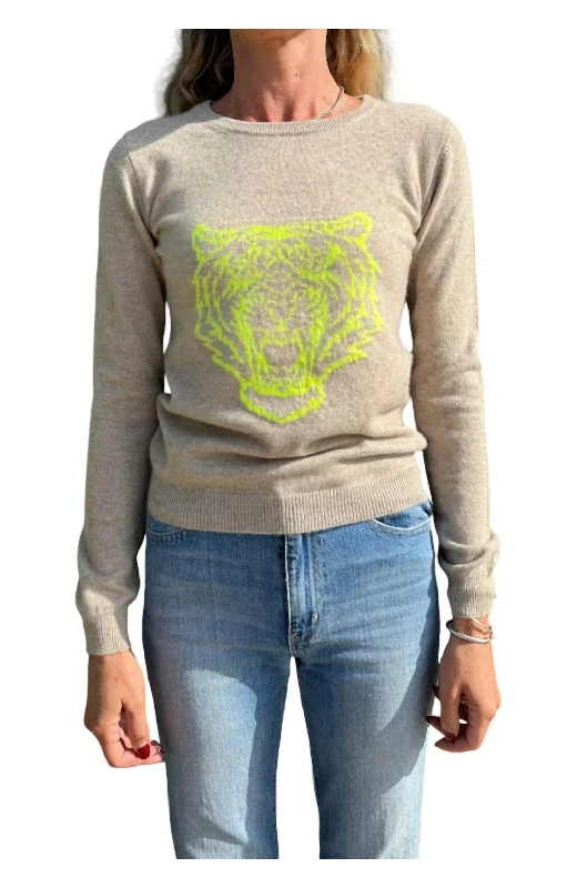 Mock Neck Women's Alpaca Wool Sweaters in Earth TonesTiger Cashmere Top In Neon Yellow Mock Neck Women's Alpaca Wool Sweaters in Earth TonesTiger Cashmere Top In Neon Yellow