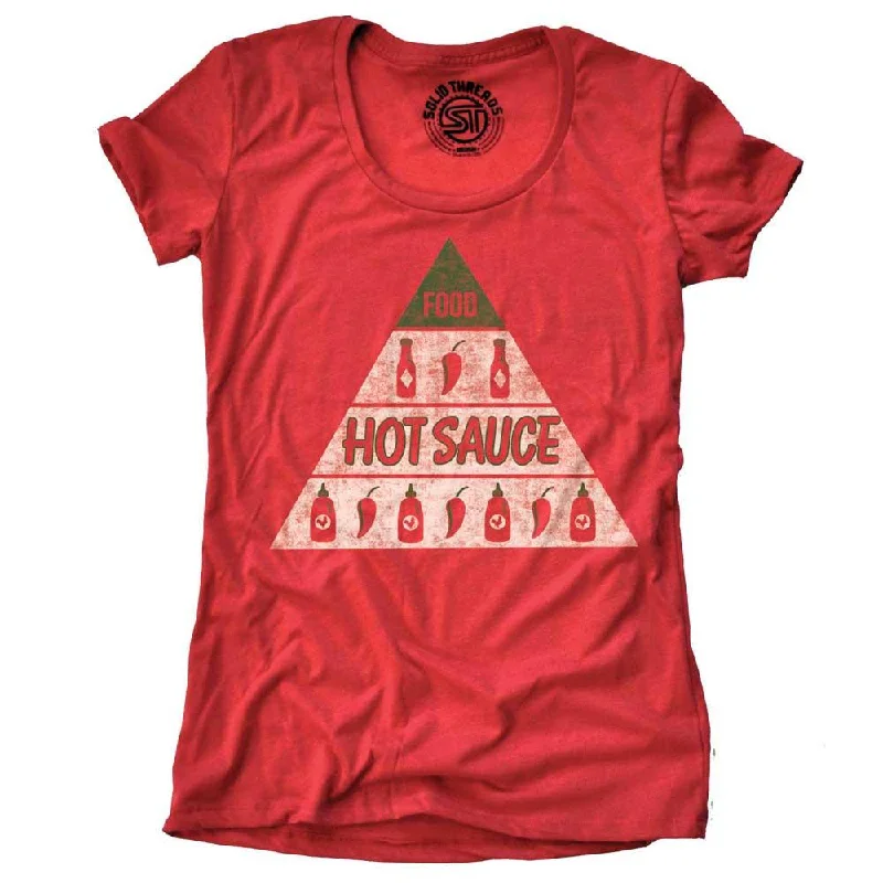 Plus Size Women T Shirt for a Comfortable and Flattering FitWomen's Hot Sauce T-shirt Plus Size Women T Shirt for a Comfortable and Flattering FitWomen's Hot Sauce T-shirt