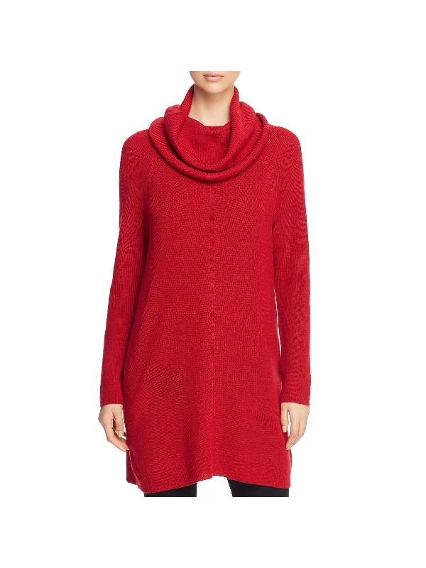 V - Neck Women's Ribbed Wool Sweaters for FallWomens Merino Wool Cowl-Neck Tunic Sweater V - Neck Women's Ribbed Wool Sweaters for FallWomens Merino Wool Cowl-Neck Tunic Sweater