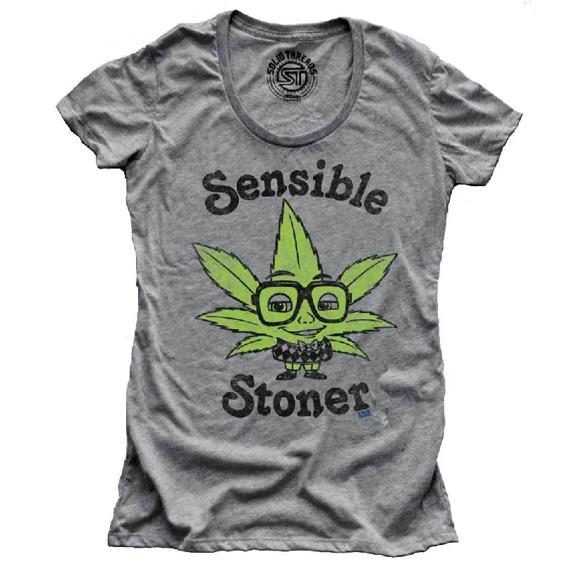 Long Sleeve Women T Shirt for Cooler WeatherWomen's Sensible Stoner T-shirt