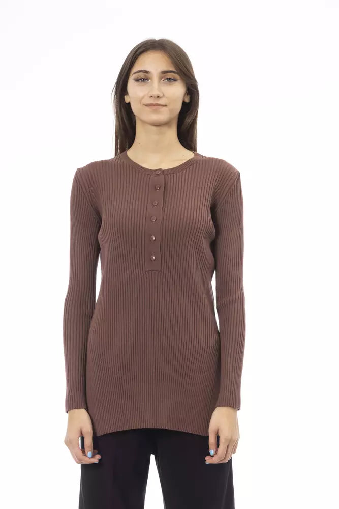 Longline Women's Mohair Sweater Dresses in a Loose FitAlpha Studio Viscose Women's Sweater Longline Women's Mohair Sweater Dresses in a Loose FitAlpha Studio Viscose Women's Sweater