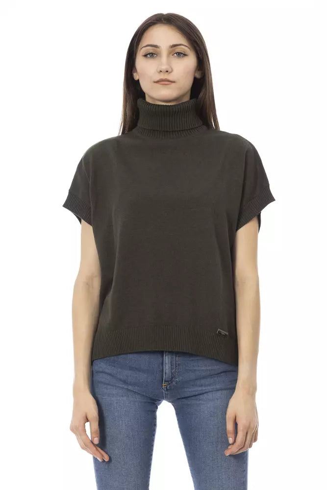 Plus Size Women's Tunic - Style Sweater Dresses with PocketsBaldinini Trend Wool Women's Sweater Plus Size Women's Tunic - Style Sweater Dresses with PocketsBaldinini Trend Wool Women's Sweater