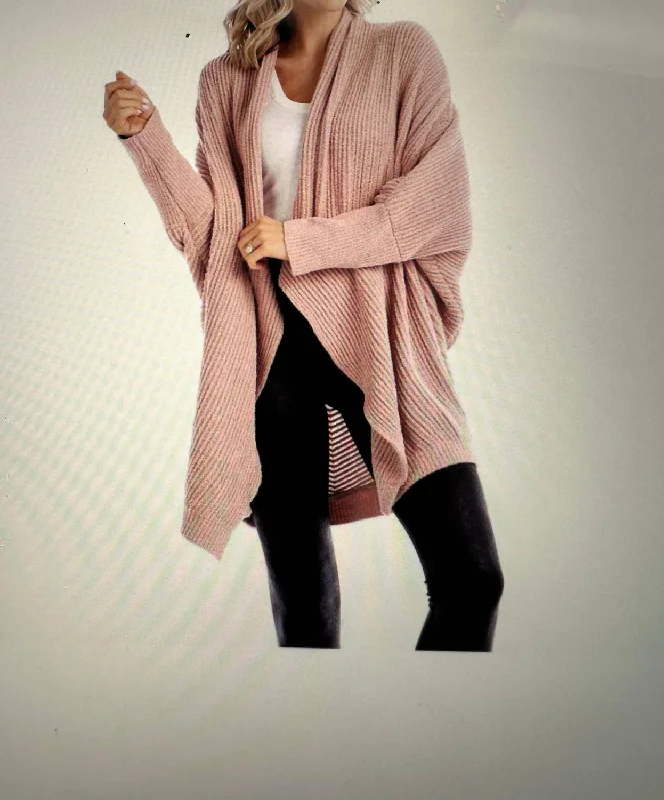 Short Sleeve Women's Cashmere Sweater Dresses in Pastel HuesBonnie Draped Cardigan In Pink Short Sleeve Women's Cashmere Sweater Dresses in Pastel HuesBonnie Draped Cardigan In Pink