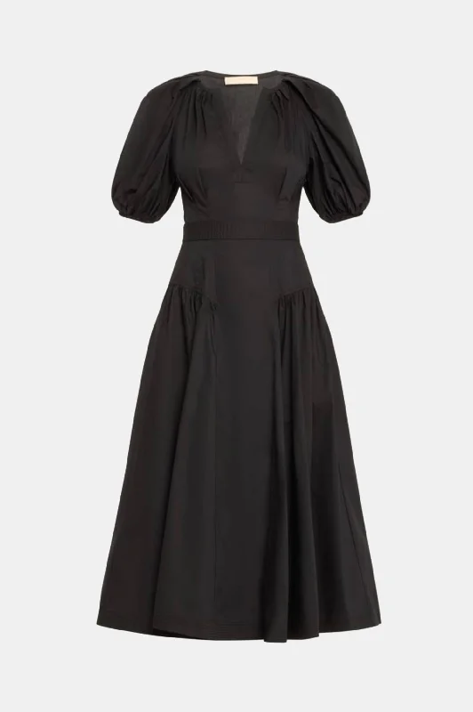 Little Black Women Dress with Sequins for a Glamorous Night OutCarina Cotton Dress in Noir Little Black Women Dress with Sequins for a Glamorous Night OutCarina Cotton Dress in Noir