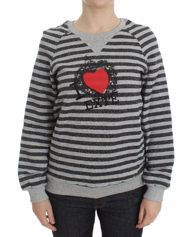 Plus Size Women's Long Sleeve Cable Knit Sweater DressesExte Striped Cotton Crewneck Women's Sweater Plus Size Women's Long Sleeve Cable Knit Sweater DressesExte Striped Cotton Crewneck Women's Sweater