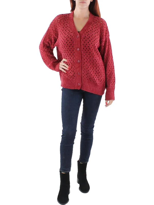 Mini - Length Women's Chunky Knit Sweater Dresses in Bold HuesWomens Knit Layering Cardigan Sweater Mini - Length Women's Chunky Knit Sweater Dresses in Bold HuesWomens Knit Layering Cardigan Sweater