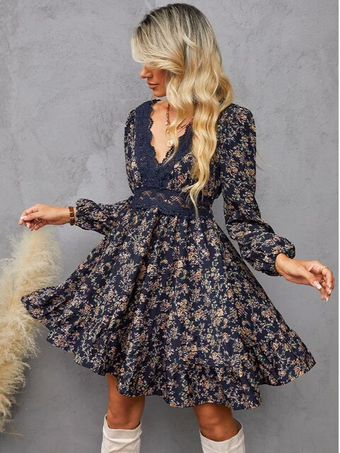 Empire Waist Women Dress to Accentuate the Bust and Conceal the Waist Empire Waist Women Dress to Accentuate the Bust and Conceal the Waist BerriesJam - Floral Lace Sexy V-neck Ruffled Long Sleeve Party Dress Empire Waist Women Dress to Accentuate the Bust and Conceal the Waist Empire Waist Women Dress to Accentuate the Bust and Conceal the Waist BerriesJam - Floral Lace Sexy V-neck Ruffled Long Sleeve Party Dress