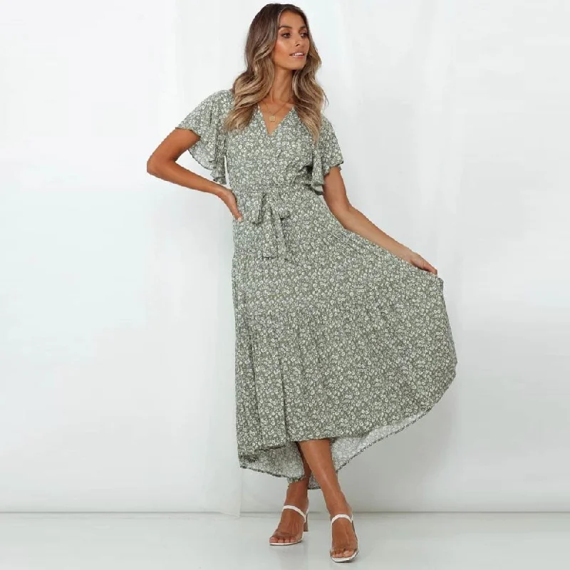 Pleated Women Dress with a Timeless and Elegant Texture Pleated Women Dress with a Timeless and Elegant Texture BerriesJam - Floral Print Bohemian Short Sleeve Boho Style Maxi Dress Pleated Women Dress with a Timeless and Elegant Texture Pleated Women Dress with a Timeless and Elegant Texture BerriesJam - Floral Print Bohemian Short Sleeve Boho Style Maxi Dress