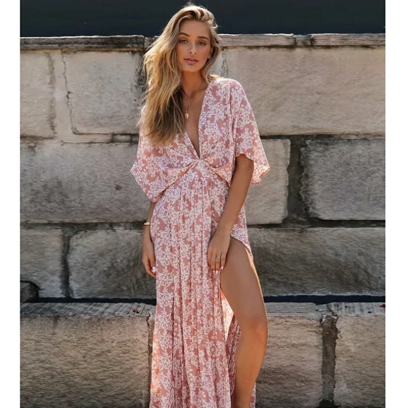 Wrap - Style Women Dress with Adjustable Fit for All Body Types Wrap - Style Women Dress with Adjustable Fit for All Body Types BerriesJam - Floral Printed Split Sexy Deep V Neck Short Sleeve Maxi Dress Wrap - Style Women Dress with Adjustable Fit for All Body Types Wrap - Style Women Dress with Adjustable Fit for All Body Types BerriesJam - Floral Printed Split Sexy Deep V Neck Short Sleeve Maxi Dress