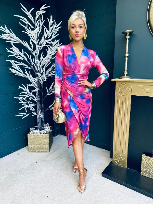Lace - Embellished Women Dress for an Elegant and Sophisticated Appearance Lace - Embellished Women Dress for an Elegant and Sophisticated Appearance Maddie Printed Long Sleeve Wrap Over Midi Dress Lace - Embellished Women Dress for an Elegant and Sophisticated Appearance Lace - Embellished Women Dress for an Elegant and Sophisticated Appearance Maddie Printed Long Sleeve Wrap Over Midi Dress