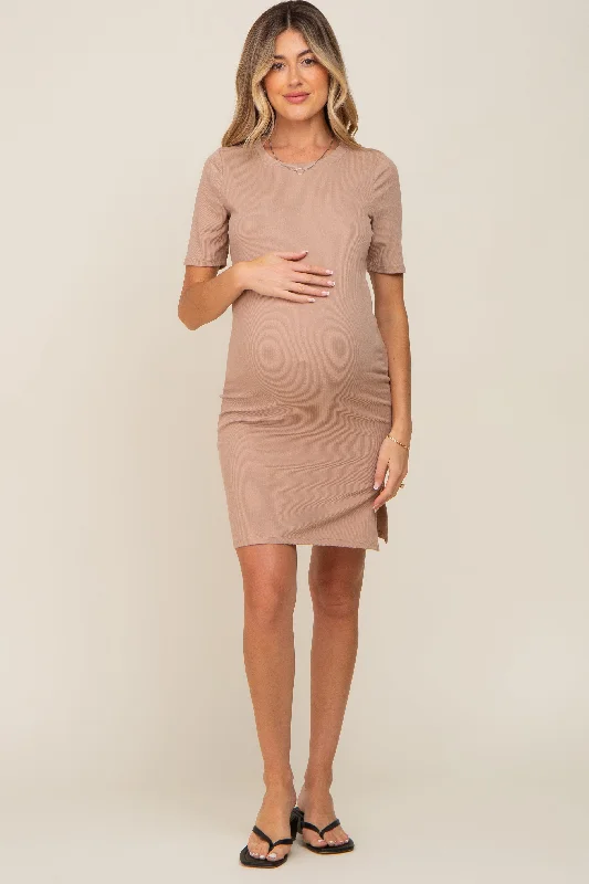 Ruffled Women Dress with Multiple Layers for a Playful and Girly Style Ruffled Women Dress with Multiple Layers for a Playful and Girly Style Taupe Ribbed Basic Short Sleeve Maternity Dress Ruffled Women Dress with Multiple Layers for a Playful and Girly Style Ruffled Women Dress with Multiple Layers for a Playful and Girly Style Taupe Ribbed Basic Short Sleeve Maternity Dress