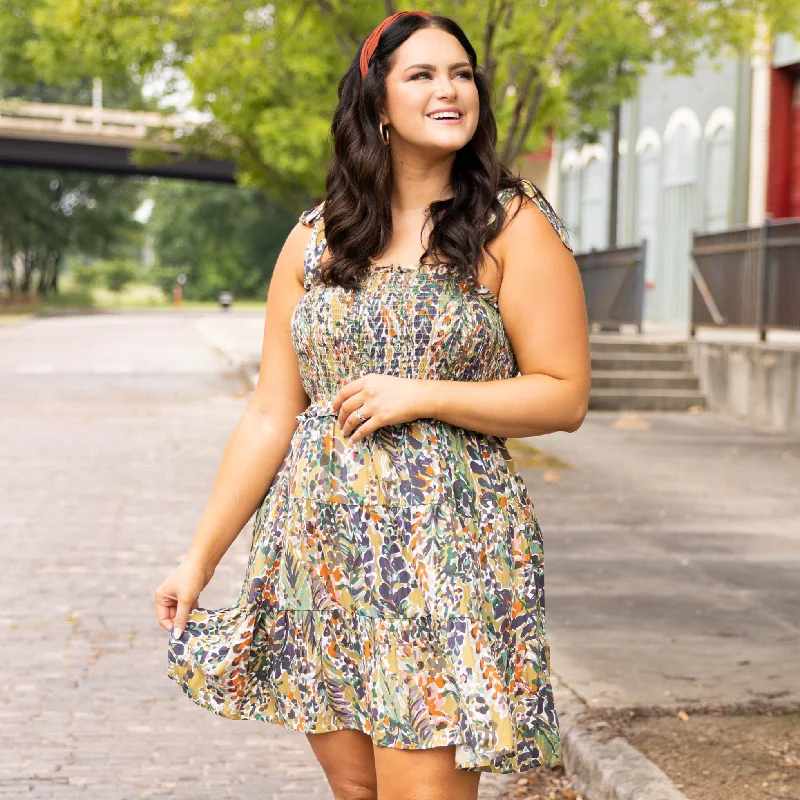 Ruffled Women Dress with Multiple Layers for a Playful and Girly Style Ruffled Women Dress with Multiple Layers for a Playful and Girly Style Weekend Sun Dress, Green Moss Ruffled Women Dress with Multiple Layers for a Playful and Girly Style Ruffled Women Dress with Multiple Layers for a Playful and Girly Style Weekend Sun Dress, Green Moss