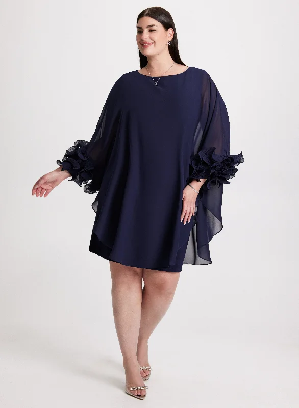 Sheath midi dresses with beaded embellishments for a formal occasionRuffled Sleeve Cocktail Dress Sheath midi dresses with beaded embellishments for a formal occasionRuffled Sleeve Cocktail Dress