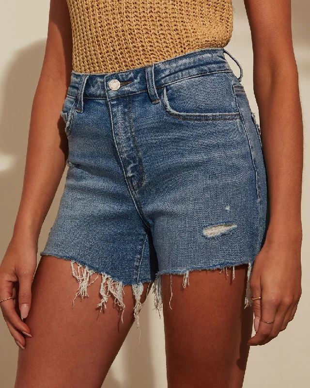 Women's Printed Geometric Patterned Shorts in Bright Colors for a Statement LookTucson Mid Rise Cut Off Denim Shorts Women's Printed Geometric Patterned Shorts in Bright Colors for a Statement LookTucson Mid Rise Cut Off Denim Shorts