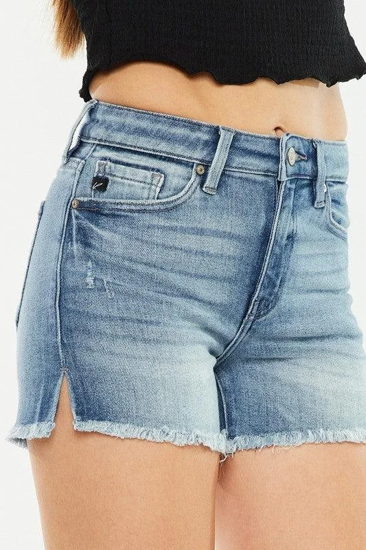 Women's Printed Tropical Patterned Shorts in Turquoise for a Beachy and Fun LookVERONICA HIGH RISE DENIM SHORTS JEANS S-XL Women's Printed Tropical Patterned Shorts in Turquoise for a Beachy and Fun LookVERONICA HIGH RISE DENIM SHORTS JEANS S-XL