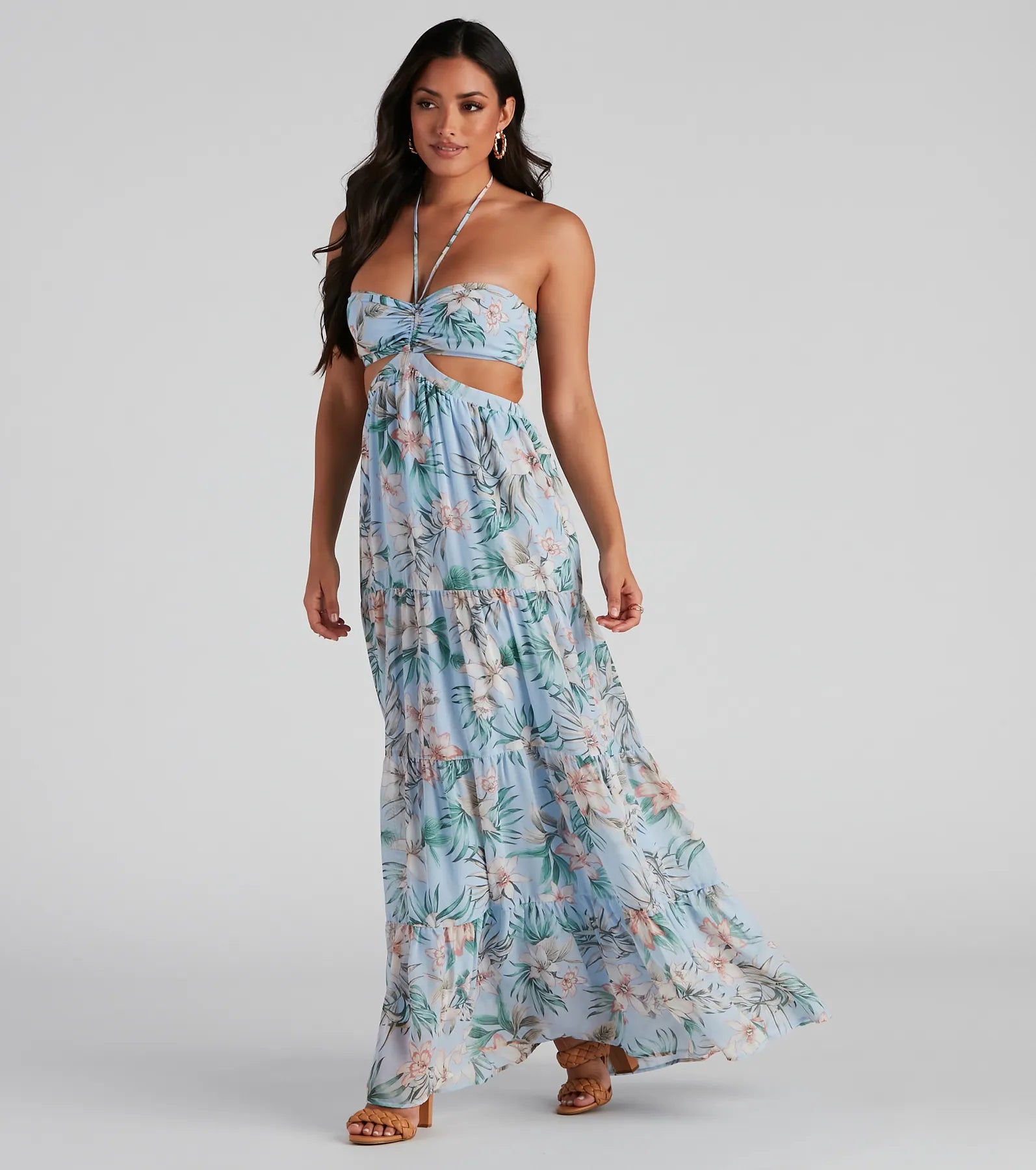 Cotton maxi dresses for a comfortable and everyday - wear optionBora Bora Floral Chiffon Maxi Dress Cotton maxi dresses for a comfortable and everyday - wear optionBora Bora Floral Chiffon Maxi Dress