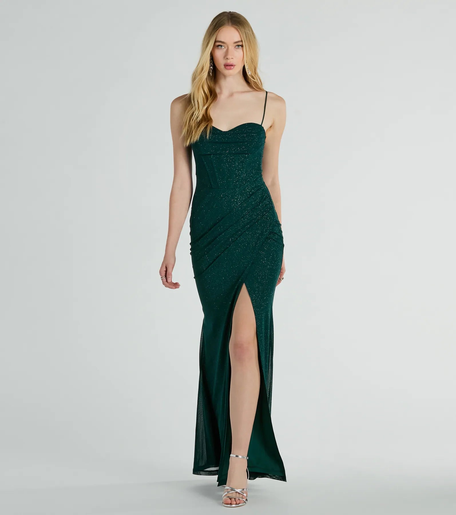 Maxi dresses with pocket details for added functionalityDaleyza Bustier Slit Glitter Mermaid Formal Dress Maxi dresses with pocket details for added functionalityDaleyza Bustier Slit Glitter Mermaid Formal Dress