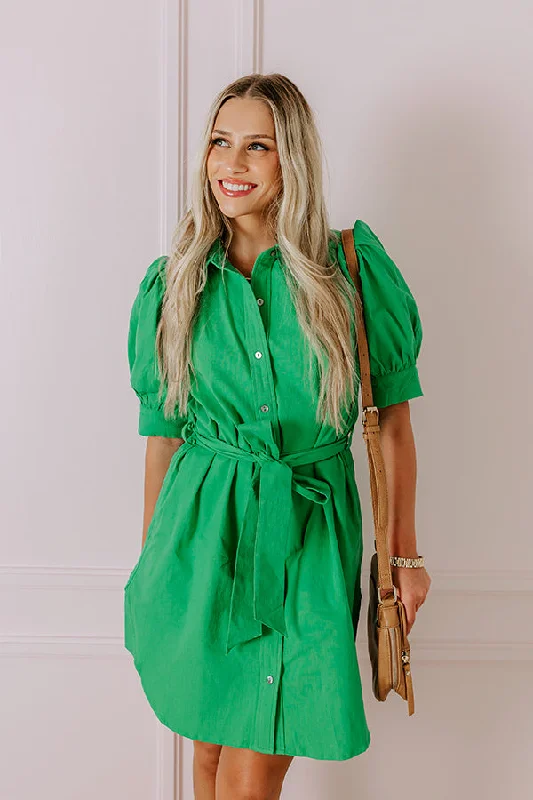 Sequined mini dresses for New Year's EveCoastal Views Button Down Mini Dress in Kelly Green Sequined mini dresses for New Year's EveCoastal Views Button Down Mini Dress in Kelly Green