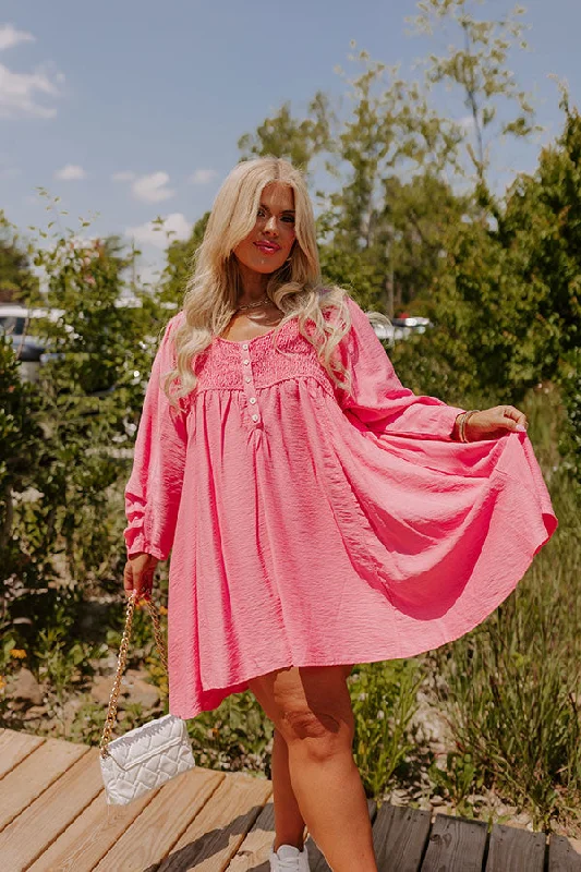 Mini dresses with ribbed textures for a unique appearanceManhattan Meeting Tunic Dress In Pink Curves Mini dresses with ribbed textures for a unique appearanceManhattan Meeting Tunic Dress In Pink Curves