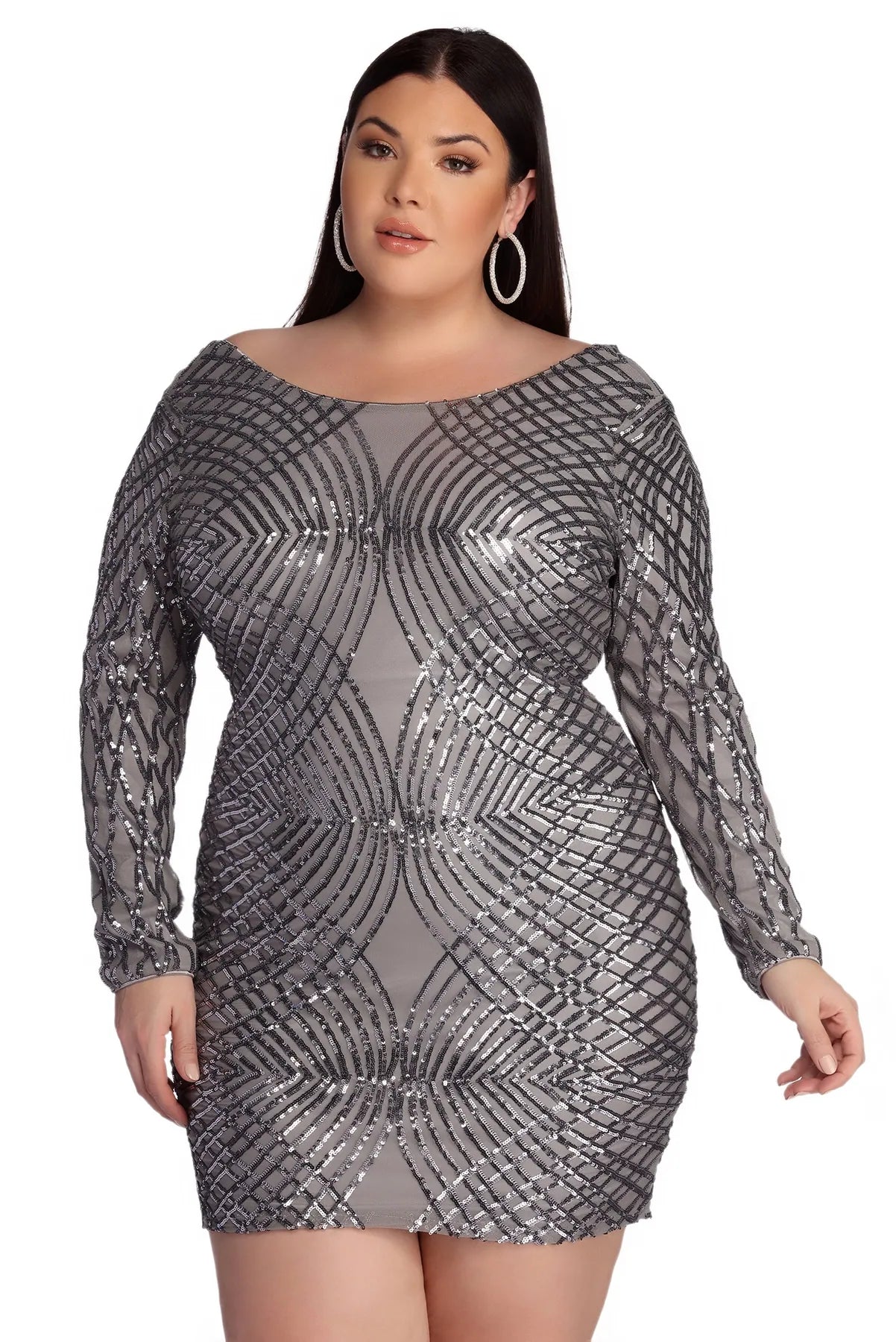Mini dresses with halter necks for a stylish choicePlus Elysse Steal The Show Sequin Dress Mini dresses with halter necks for a stylish choicePlus Elysse Steal The Show Sequin Dress