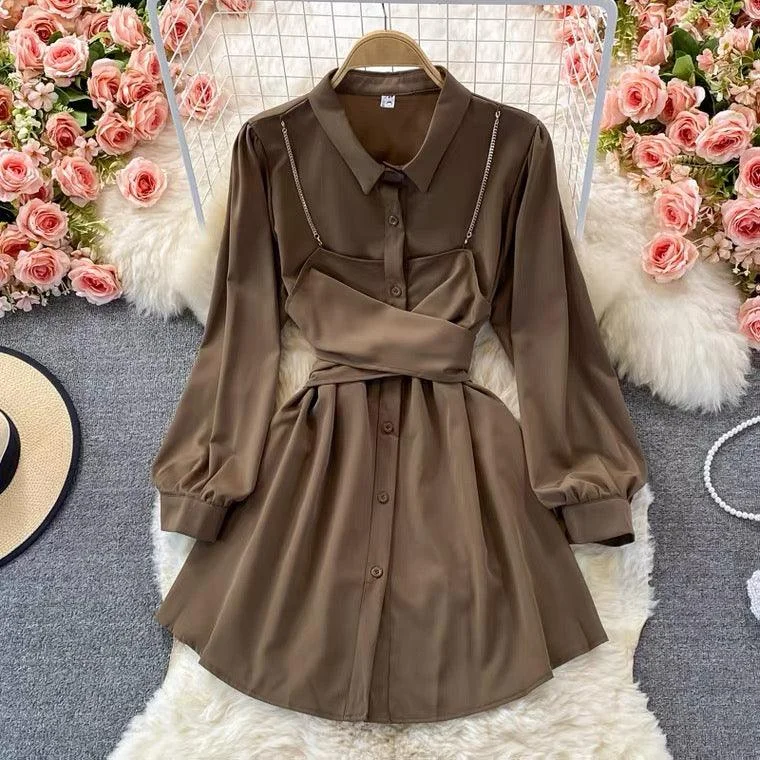 Mini dresses with wrap - around stylesTesla Statement Dress