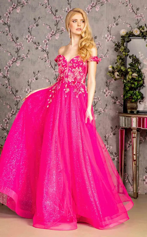 Formal dresses with button - front designs and tulle skirts for a charming prom styleGLS by Gloria GL3443CL Dress Formal dresses with button - front designs and tulle skirts for a charming prom styleGLS by Gloria GL3443CL Dress