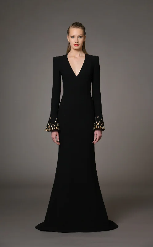 Prom dresses with illusion necklines and crystal embellishments for a formal affairJean Louis Sabaji 600105 Dress Prom dresses with illusion necklines and crystal embellishments for a formal affairJean Louis Sabaji 600105 Dress
