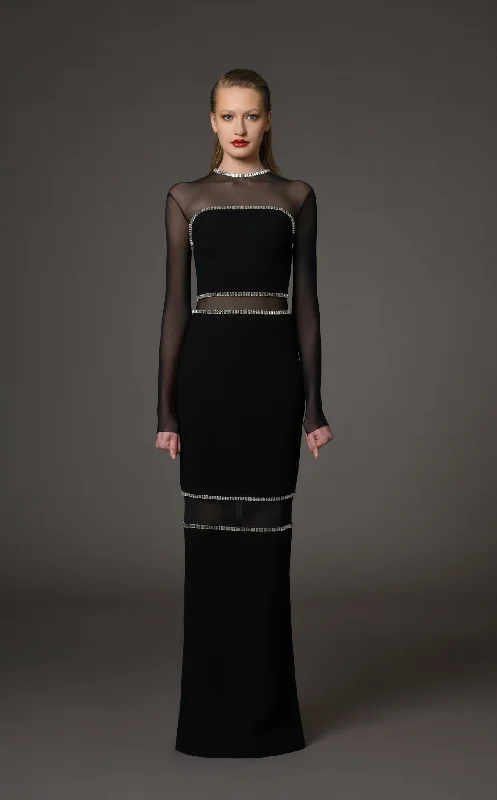 Formal dresses with off - the - shoulder sleeves and rhinestone accents for a sophisticated promJean Louis Sabaji 600106 Dress Formal dresses with off - the - shoulder sleeves and rhinestone accents for a sophisticated promJean Louis Sabaji 600106 Dress