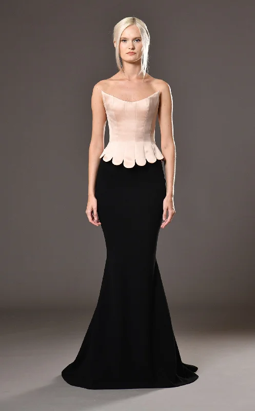 Formal dresses with pleated bodices and taffeta fabric for a traditional lookJean Louis Sabaji 600844 Dress Formal dresses with pleated bodices and taffeta fabric for a traditional lookJean Louis Sabaji 600844 Dress