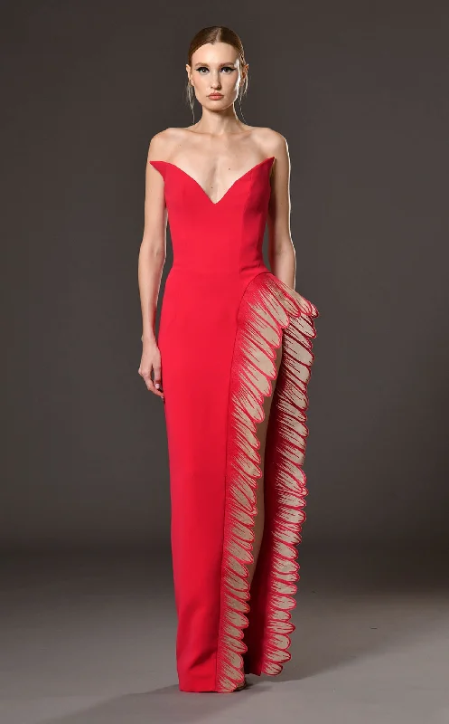 Prom dresses with lace - trimmed hems and off - the - shoulder necklines for a delicate lookJean Louis Sabaji 60088 Dress Prom dresses with lace - trimmed hems and off - the - shoulder necklines for a delicate lookJean Louis Sabaji 60088 Dress