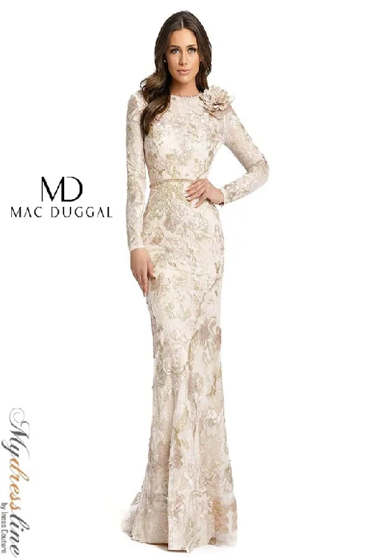 Prom dresses with keyhole backs and rhinestone - studded straps for a flirty lookMac Duggal 11174 Prom dresses with keyhole backs and rhinestone - studded straps for a flirty lookMac Duggal 11174