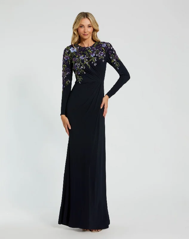 Maxi dresses with a ruffled neckline for a charming look Maxi dresses with a ruffled neckline for a charming look Mac Duggal 11806 Long Sleeve Formal Floral Prom Dress Maxi dresses with a ruffled neckline for a charming look Maxi dresses with a ruffled neckline for a charming look Mac Duggal 11806 Long Sleeve Formal Floral Prom Dress