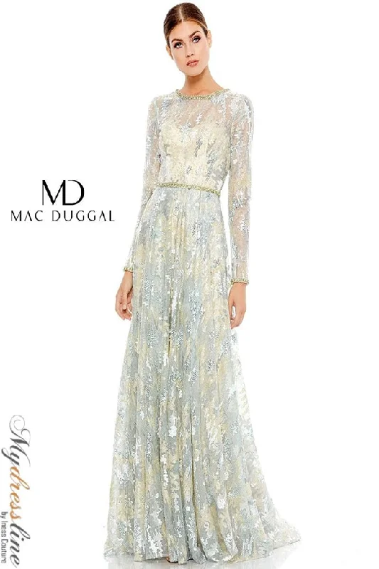 Formal dresses with fringe - trimmed sleeves and wrap - around styles for a bohemian - inspired formal eventMac Duggal 12460D Formal dresses with fringe - trimmed sleeves and wrap - around styles for a bohemian - inspired formal eventMac Duggal 12460D