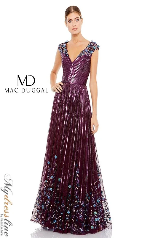 Formal dresses with tiered skirts and pearl embellishments for a luxurious feelMac Duggal 5223 Formal dresses with tiered skirts and pearl embellishments for a luxurious feelMac Duggal 5223