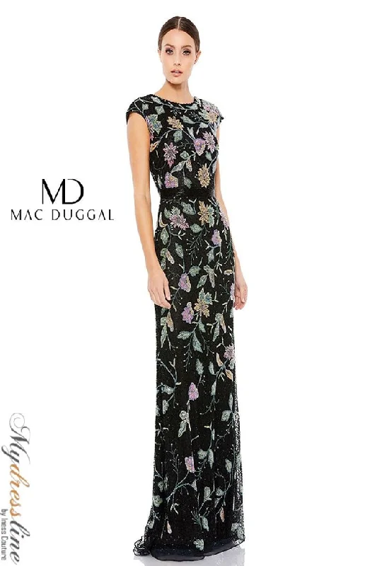 Formal dresses with gathered bodices and wide - leg skirts for a comfortable and stylish silhouetteMac Duggal 5229 Formal dresses with gathered bodices and wide - leg skirts for a comfortable and stylish silhouetteMac Duggal 5229