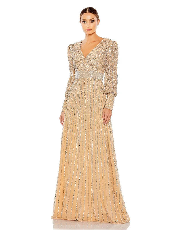 Maxi dresses with a wrap - around style for a customizable fit Maxi dresses with a wrap - around style for a customizable fit Mac Duggal 5720 Long Sleeve Formal Prom Sequin Dress Maxi dresses with a wrap - around style for a customizable fit Maxi dresses with a wrap - around style for a customizable fit Mac Duggal 5720 Long Sleeve Formal Prom Sequin Dress