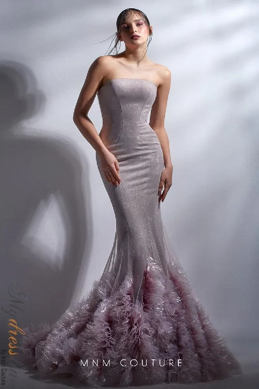 Formal dresses with wrap - around styles and beaded belts for a customized fitMNM Couture G1262 Formal dresses with wrap - around styles and beaded belts for a customized fitMNM Couture G1262