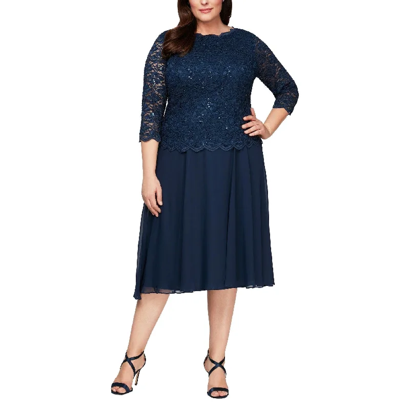 One - shoulder cocktail dresses in emerald green for a bold statementNavy 24W Alex Evenings AE4121796 Short Mother of the Bride Dress Sale One - shoulder cocktail dresses in emerald green for a bold statementNavy 24W Alex Evenings AE4121796 Short Mother of the Bride Dress Sale