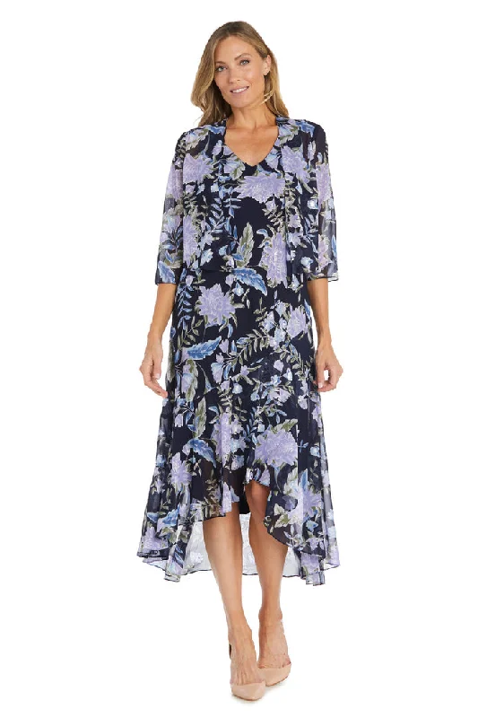 Ribbed - texture cocktail dresses with a cap - sleeve designR&M Richards 1806 High Low Mother of the Bride Jacket Dresses Ribbed - texture cocktail dresses with a cap - sleeve designR&M Richards 1806 High Low Mother of the Bride Jacket Dresses