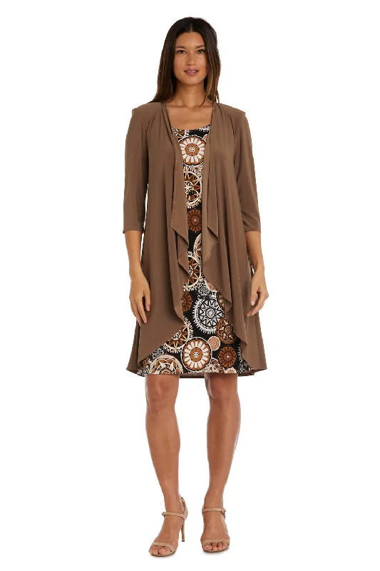 Cocktail dresses with a one - piece design and a statement bowR&M Richards 7907 Short Puff Print Mother of the Bride Jacket Dress Cocktail dresses with a one - piece design and a statement bowR&M Richards 7907 Short Puff Print Mother of the Bride Jacket Dress