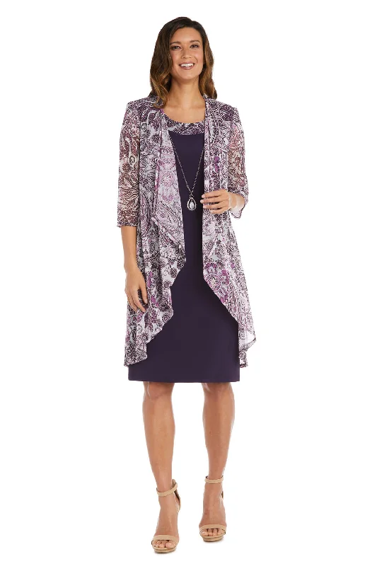Mini cocktail dresses with a denim fabric for a casual - chic lookR&M Richards 9417 Mother of the Bride Short Jacket Dress Mini cocktail dresses with a denim fabric for a casual - chic lookR&M Richards 9417 Mother of the Bride Short Jacket Dress