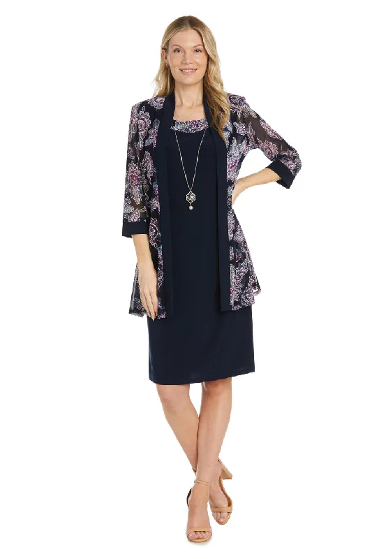 Mini cocktail dresses with a denim fabric for a casual - chic lookR&M Richards 9993 Two Piece Short Mother of the Bride Jacket Dress Mini cocktail dresses with a denim fabric for a casual - chic lookR&M Richards 9993 Two Piece Short Mother of the Bride Jacket Dress