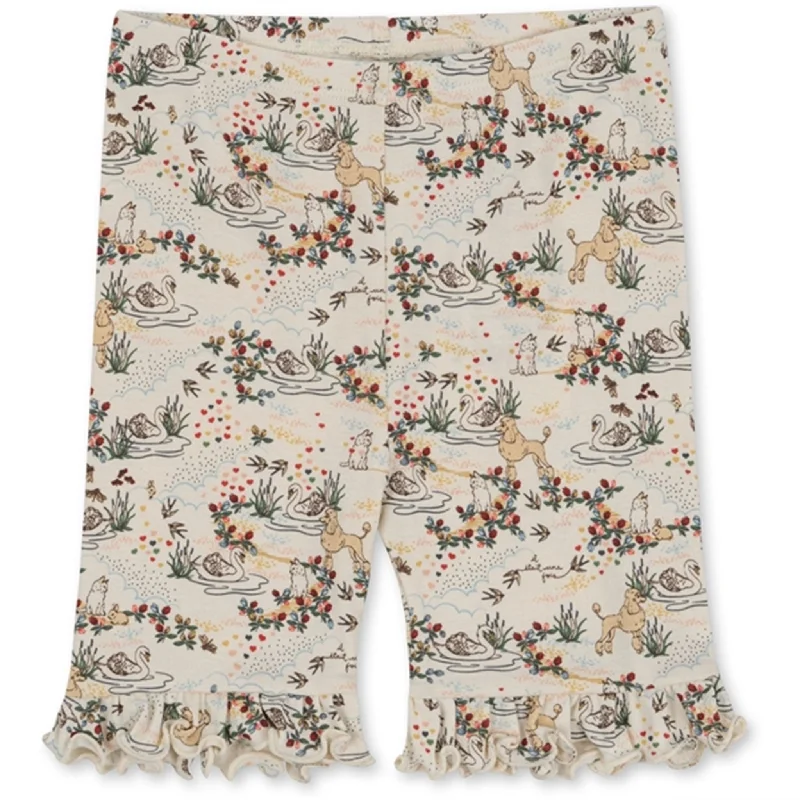 Denim Women Shorts with Distressed Details for a Casual VibeKonges Sløjd Mizumi Claic Short Frill Leggings Denim Women Shorts with Distressed Details for a Casual VibeKonges Sløjd Mizumi Claic Short Frill Leggings