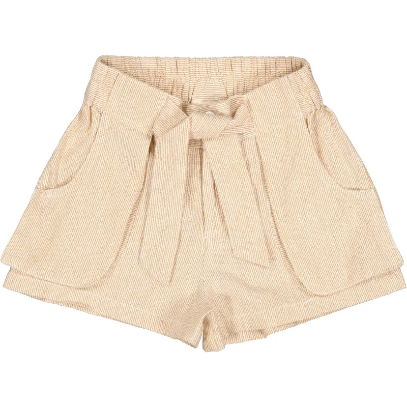 Elastic Waist Women Shorts for Easy Wear and ComfortMarMar Fine Cotton Dijon Stripe Piga Shorts Elastic Waist Women Shorts for Easy Wear and ComfortMarMar Fine Cotton Dijon Stripe Piga Shorts