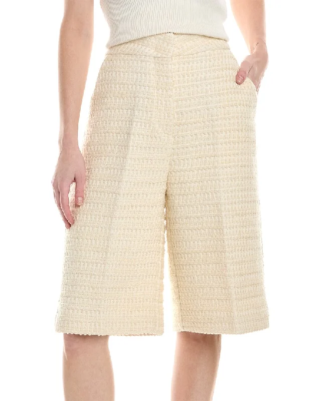 Printed Floral Women Shorts for a Summer - Ready StylePiazza Sempione Wool-Blend Short Printed Floral Women Shorts for a Summer - Ready StylePiazza Sempione Wool-Blend Short