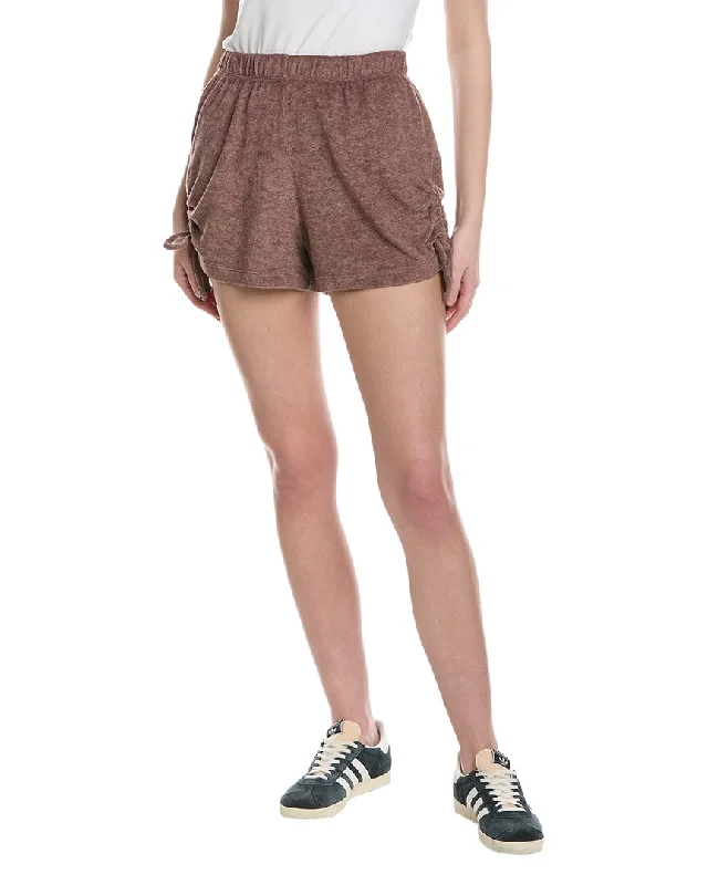 Embroidered Women Shorts with Intricate DesignsProject Social T Runaway Terry Side Tie Short Embroidered Women Shorts with Intricate DesignsProject Social T Runaway Terry Side Tie Short
