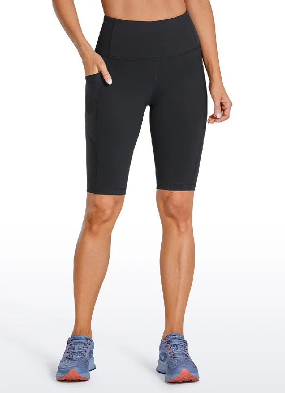 High - Waisted Women Shorts for a Retro and Flattering LookNakedfeel Shorts with Pockets 10'' High - Waisted Women Shorts for a Retro and Flattering LookNakedfeel Shorts with Pockets 10''