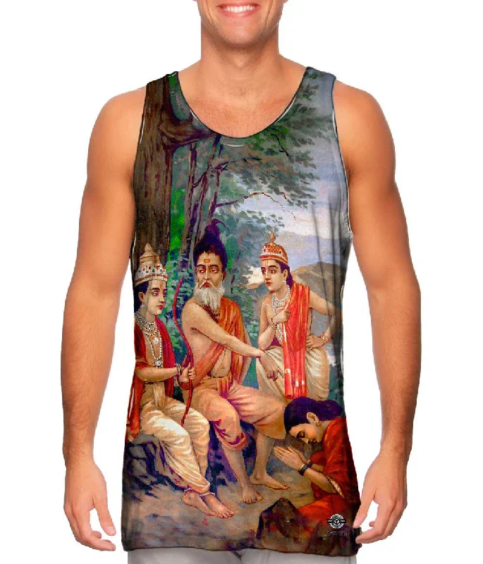 Women's Spaghetti Strap Tank Tops with Geometric PatternsRaja Ravi Varma - "Release of Ahalya " Women's Spaghetti Strap Tank Tops with Geometric PatternsRaja Ravi Varma - "Release of Ahalya "