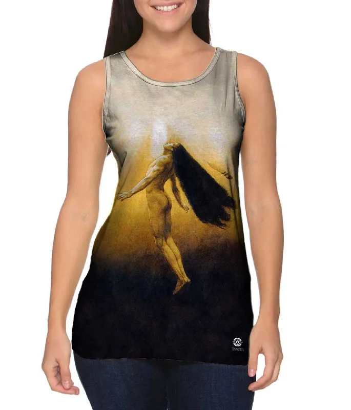 Women's Spaghetti Strap Tank Tops with Geometric PatternsSascha Schneider - "Winnetous Himmelfahrt" (1904) Women's Spaghetti Strap Tank Tops with Geometric PatternsSascha Schneider - "Winnetous Himmelfahrt" (1904)