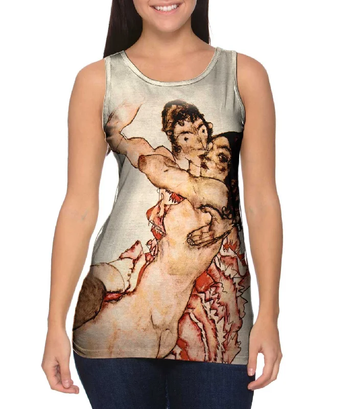 One - Shoulder Women's Rayon Blend Tank Tops for a Flowy LookSchiele -"Nude Women" (1915) One - Shoulder Women's Rayon Blend Tank Tops for a Flowy LookSchiele -"Nude Women" (1915)
